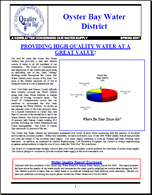 Oyster Bay Water District Newsletter